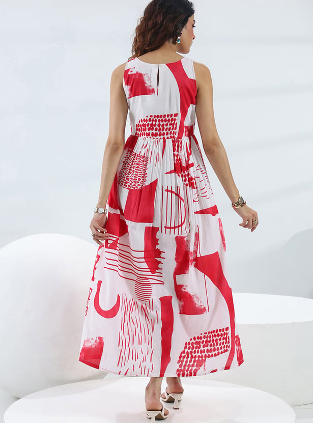LIBAS Abstract Print Maxi Dress