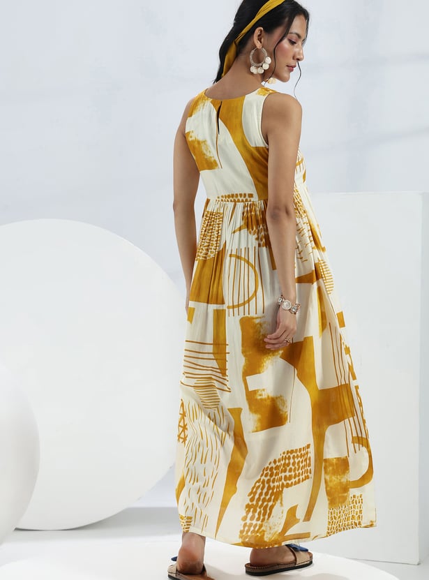 LIBAS Abstract Print Maxi Dress