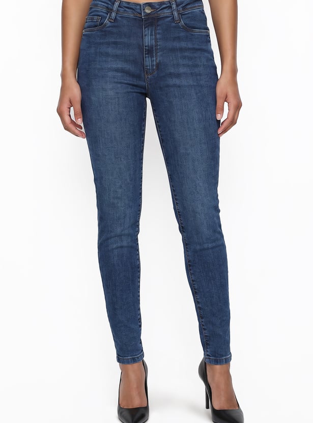 KRAUS Stonewashed Skinny Fit Jeans