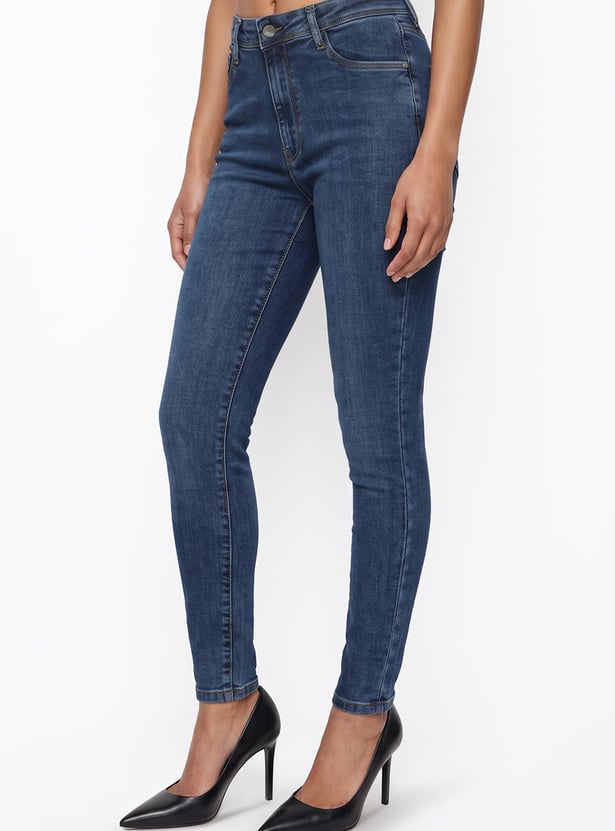 KRAUS Stonewashed Skinny Fit Jeans