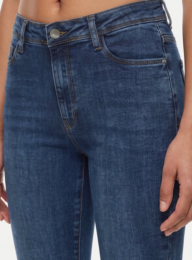 KRAUS Stonewashed Skinny Fit Jeans