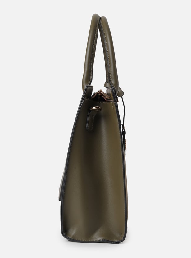 ALLEN SOLLY Solid Laptop Bag