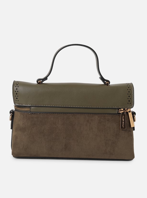 ALLEN SOLLY Solid Handheld Bag