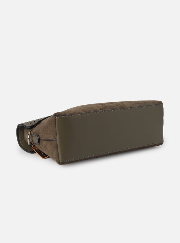 ALLEN SOLLY Solid Handheld Bag
