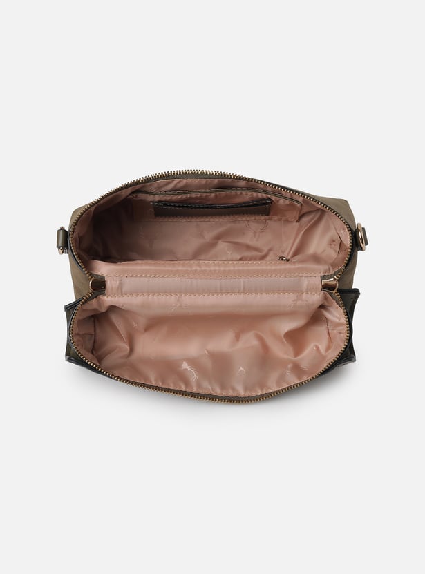 ALLEN SOLLY Solid Handheld Bag