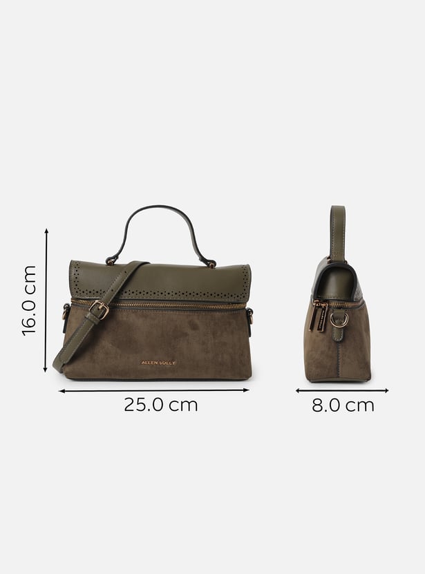 ALLEN SOLLY Solid Handheld Bag