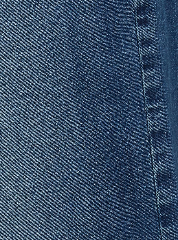 LEVI'S Dark Wash High Rise Wide Leg Jeans