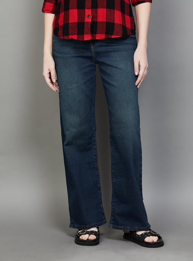 LEVI'S Mid Wash Wide Leg Jeans