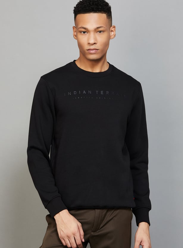 INDIAN TERRAIN Brand Print Sweatshirt