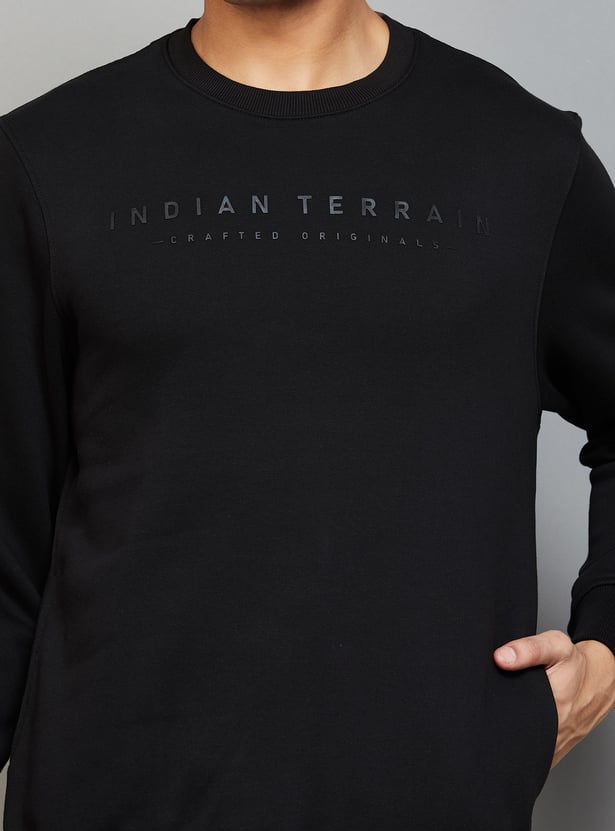 INDIAN TERRAIN Brand Print Sweatshirt