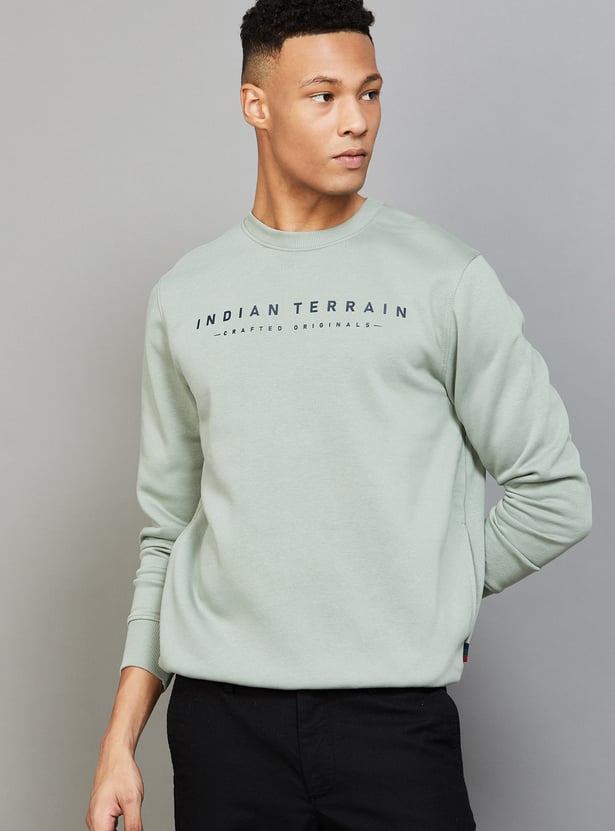 INDIAN TERRAIN Brand Print Sweatshirt