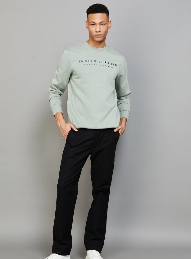 INDIAN TERRAIN Brand Print Sweatshirt