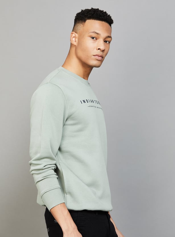 INDIAN TERRAIN Brand Print Sweatshirt