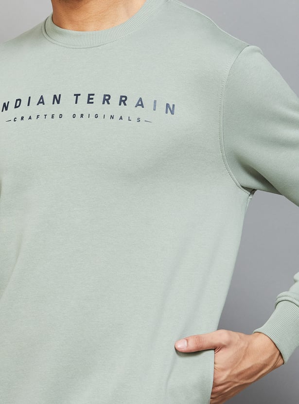 INDIAN TERRAIN Brand Print Sweatshirt