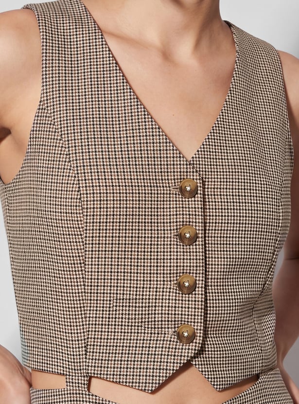 GINGER Checked Jumpsuit