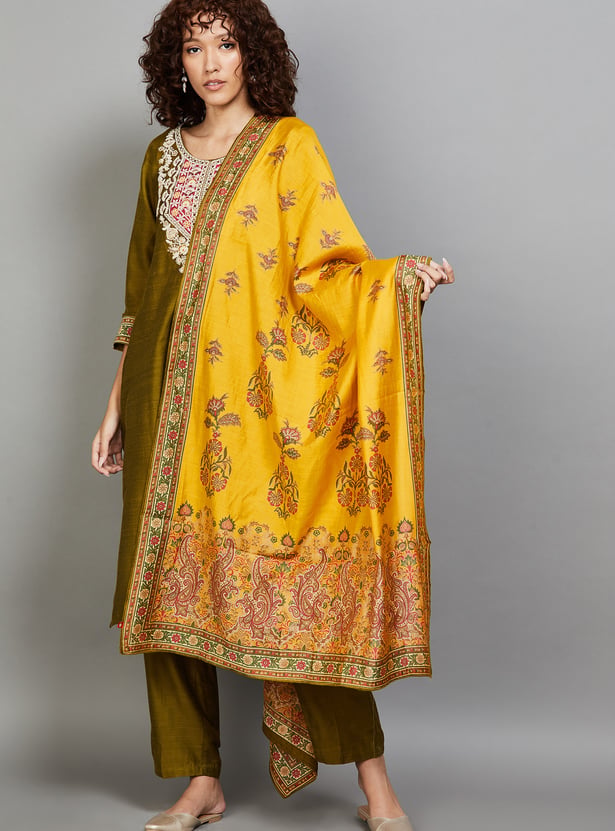 SPAN Floral Print Dupatta