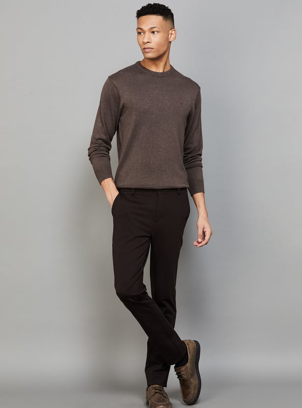 ARROW SPORT Solid Sweater