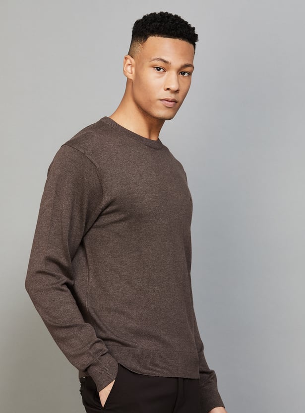 ARROW SPORT Solid Sweater