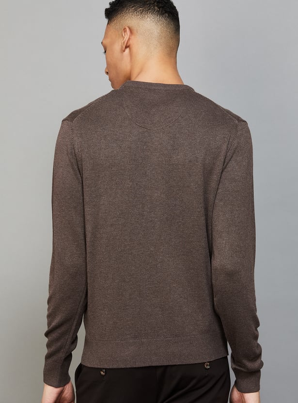 ARROW SPORT Solid Sweater