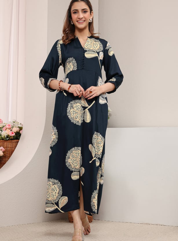 LIBAS Ethnic Motif Maxi Dress