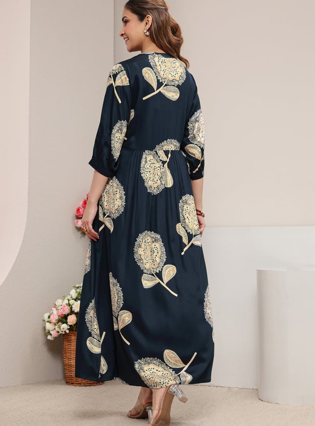 LIBAS Ethnic Motif Maxi Dress