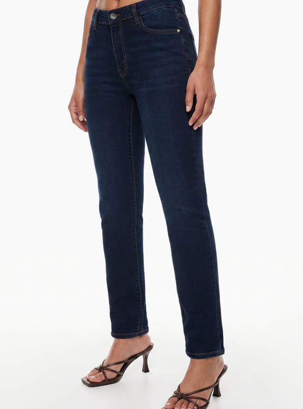 KRAUS Solid Straight Fit Jeans