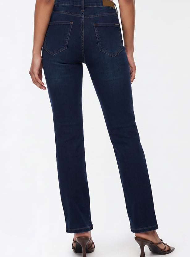 KRAUS Solid Straight Fit Jeans