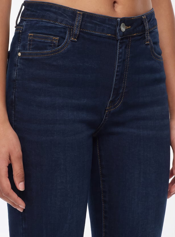 KRAUS Solid Straight Fit Jeans