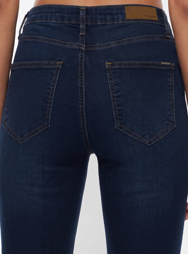 KRAUS Solid Straight Fit Jeans