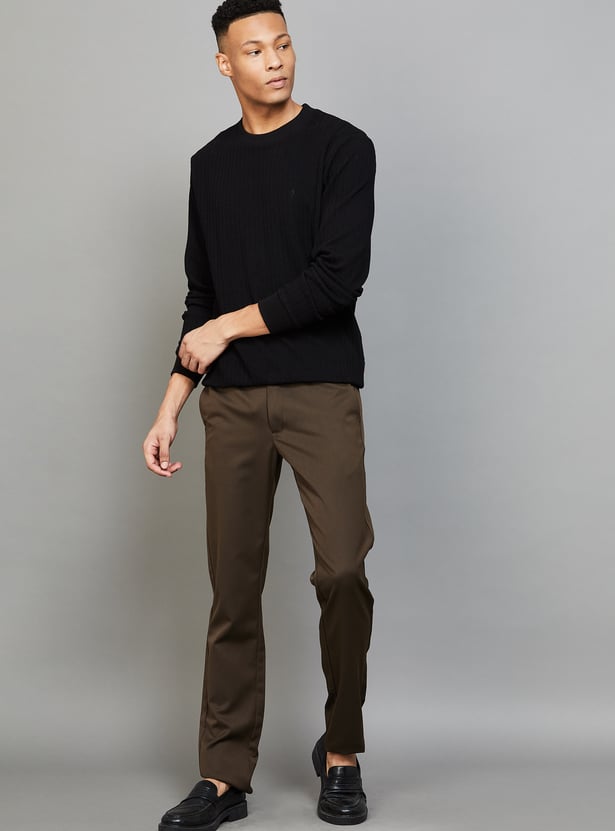 INDIAN TERRAIN Textured Sweatshirt