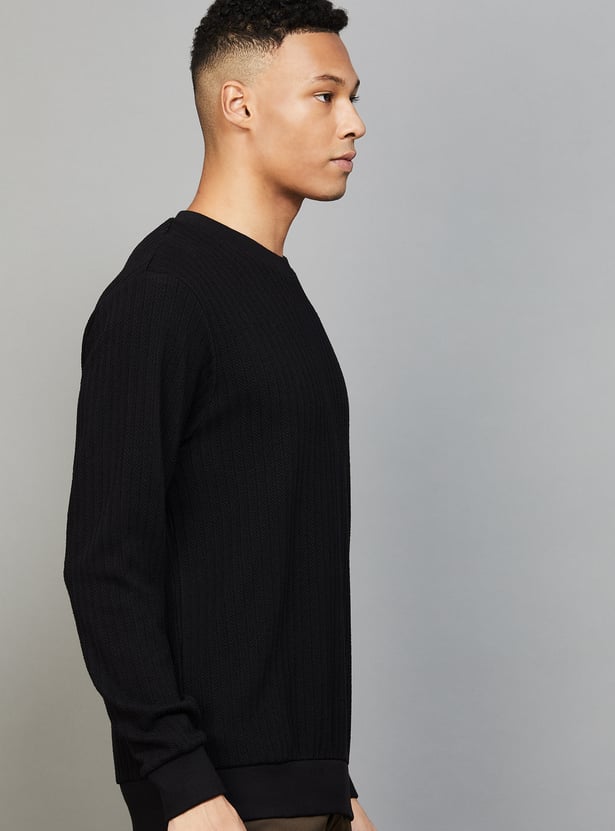 INDIAN TERRAIN Textured Sweatshirt
