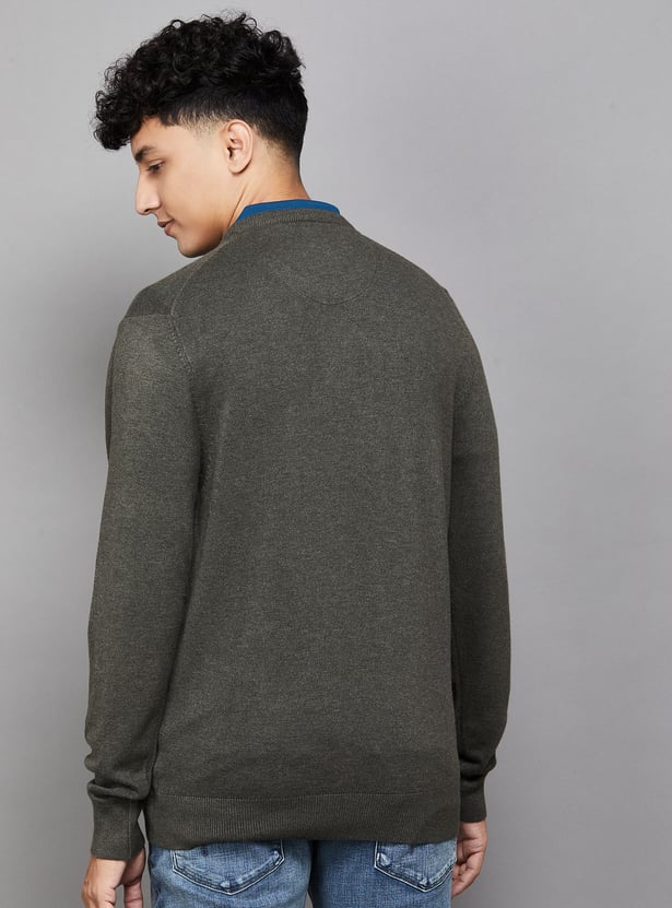 ARROW SPORT Knitted Crew Neck Sweater