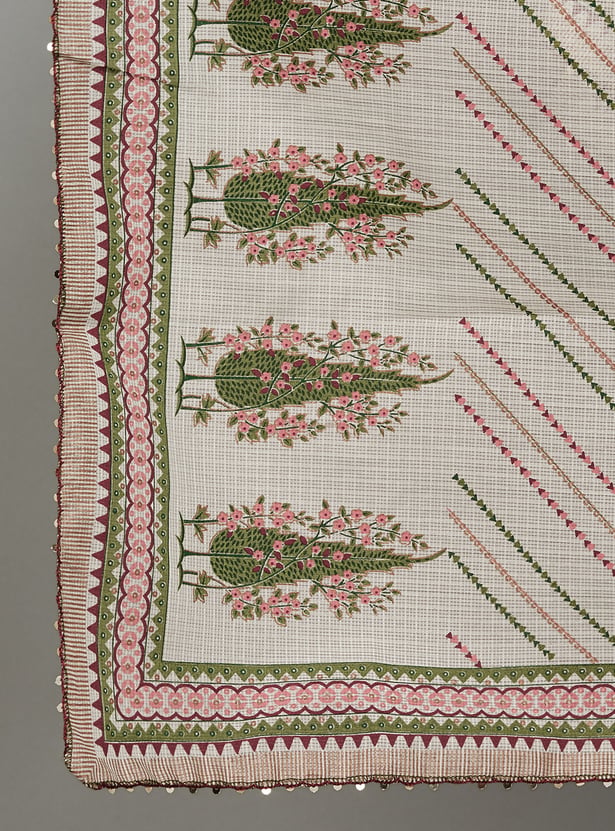 SPAN Floral Print Dupatta