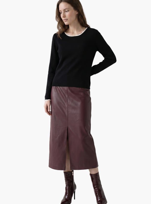 VERO MODA Solid Pullover Sweater