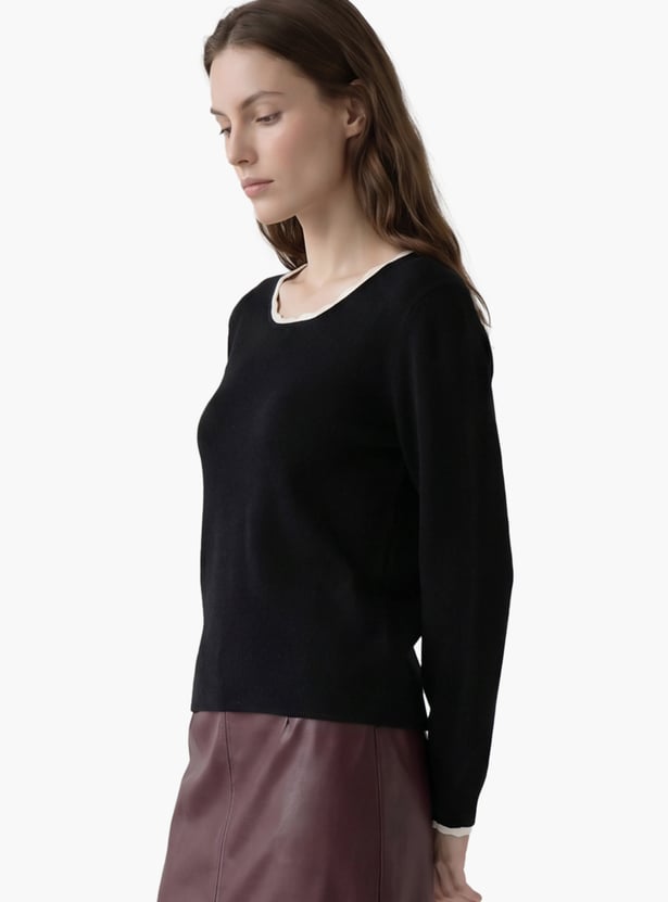 VERO MODA Solid Pullover Sweater