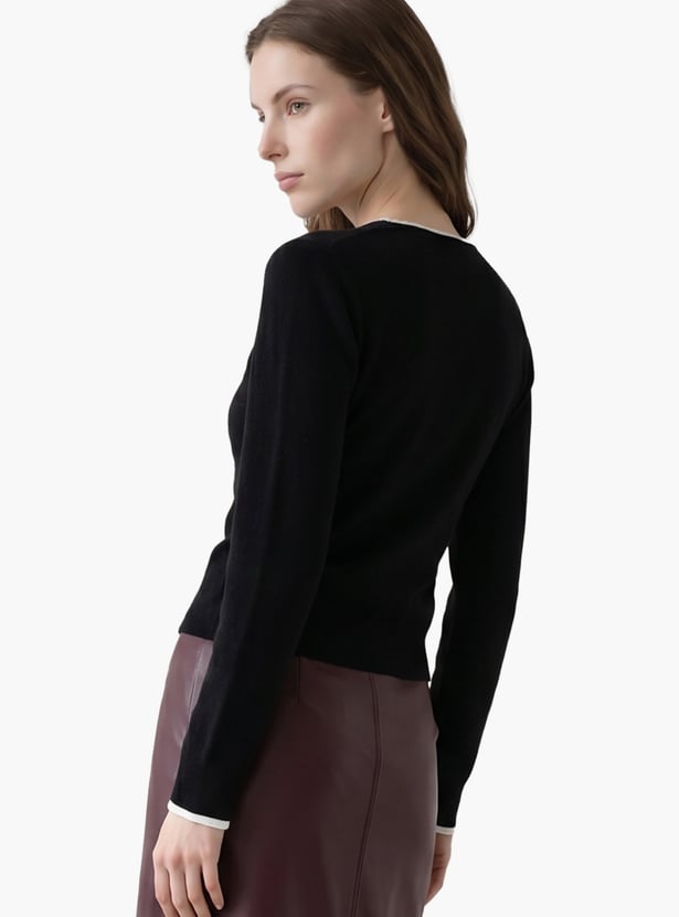 VERO MODA Solid Pullover Sweater