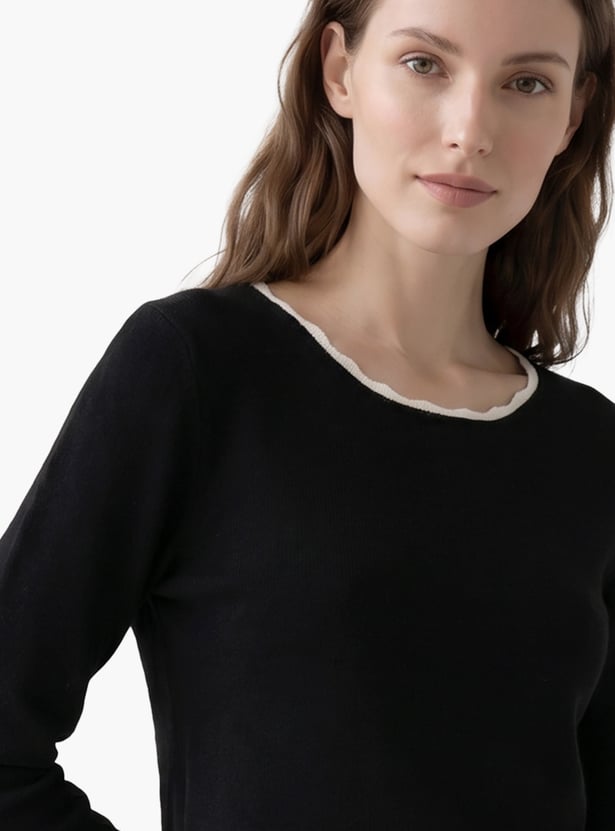 VERO MODA Solid Pullover Sweater