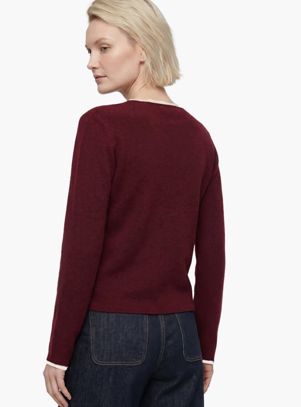 VERO MODA Solid Pullover Sweater