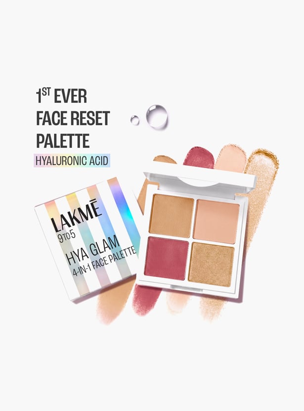 LAKME 9to5 HYA Glam 4-in-1 Face Palette - Warm Medium - 16 g