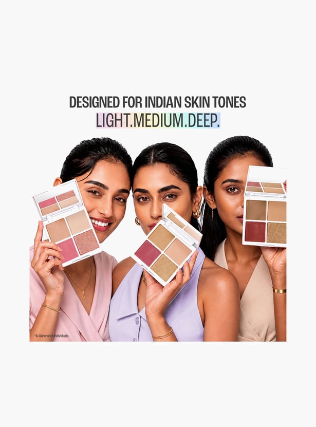 LAKME 9to5 HYA Glam 4-in-1 Face Palette - Warm Medium - 16 g