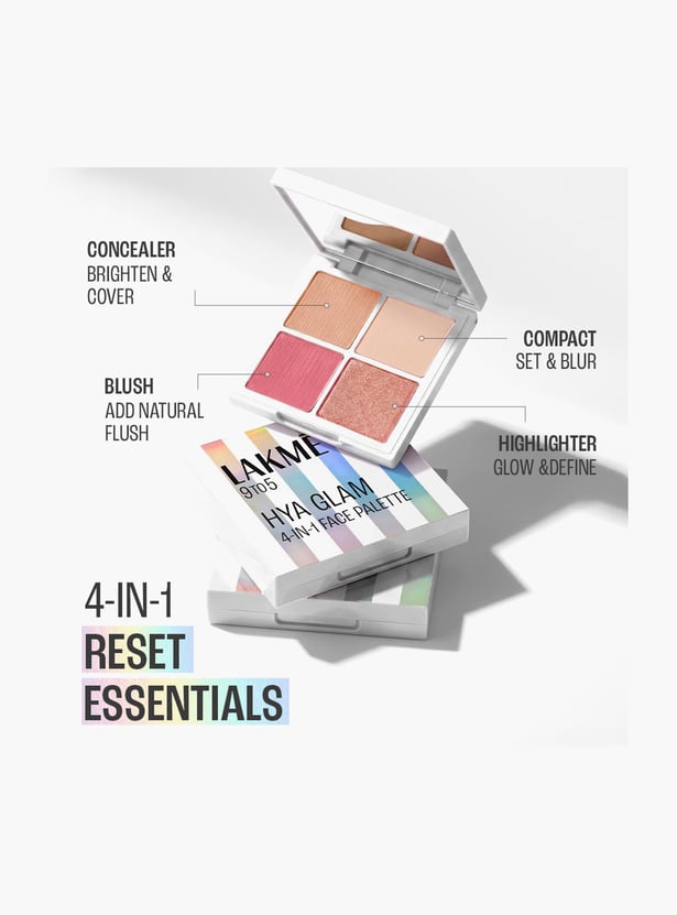 LAKME 9to5 HYA Glam 4-in-1 Face Palette - Warm Medium - 16 g