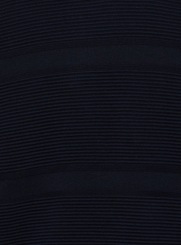 ARROW SPORT Ribbed Quarter-Zip Sweater