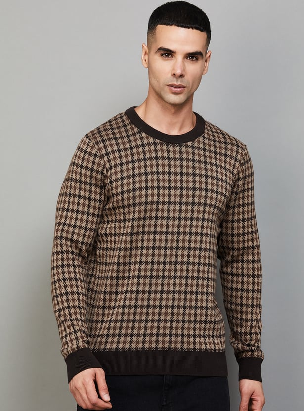 US POLO ASSN Houndstooth Sweater