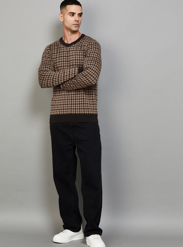 US POLO ASSN Houndstooth Sweater