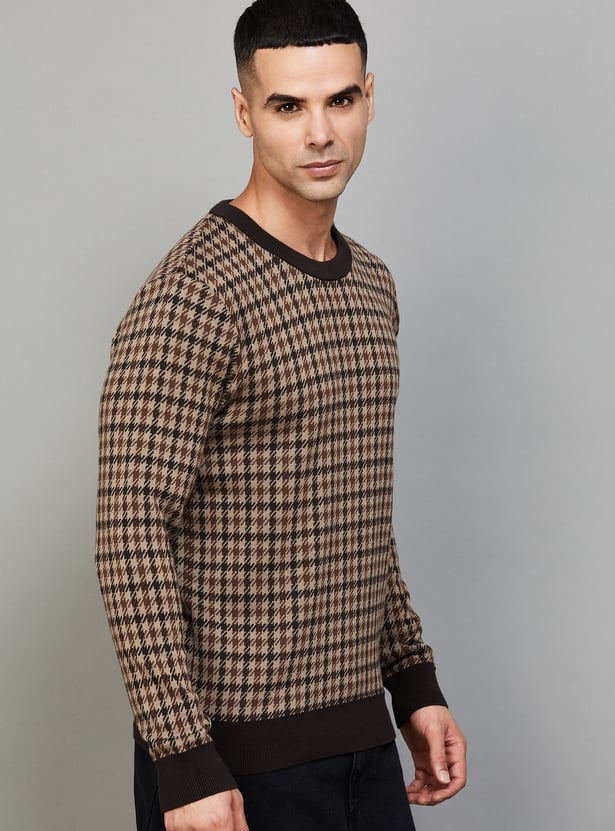 US POLO ASSN Houndstooth Sweater