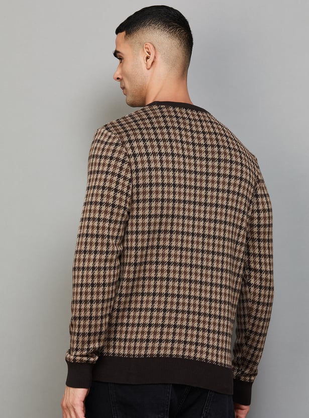 US POLO ASSN Houndstooth Sweater