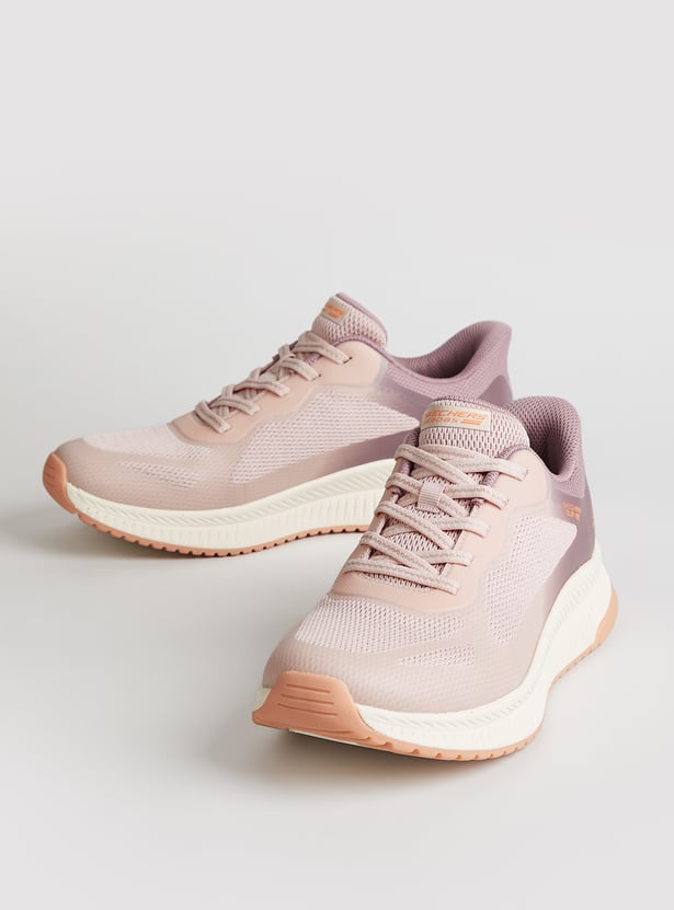SKECHERS Bobs Squad Lace-Up Sneakers