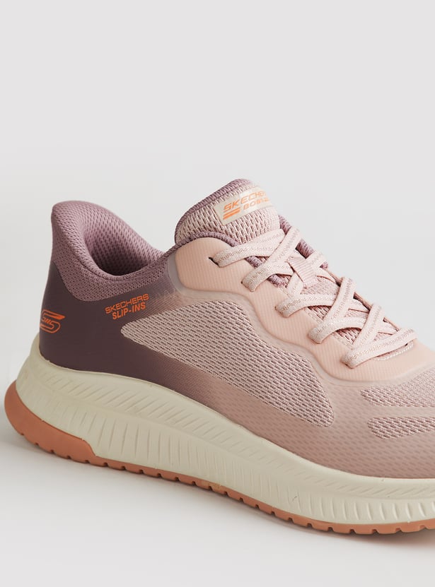 SKECHERS Bobs Squad Lace-Up Sneakers