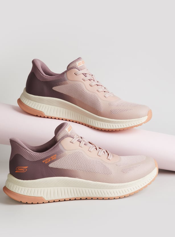 SKECHERS Bobs Squad Lace-Up Sneakers