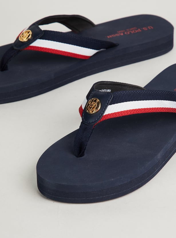 US POLO ASSN Solid Flip Flops